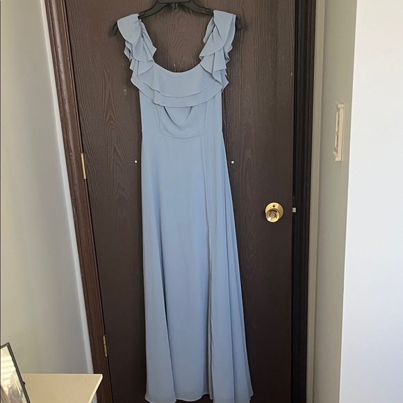 Lulu's Ruffle Sleeve Dress - Picture 1 of 10